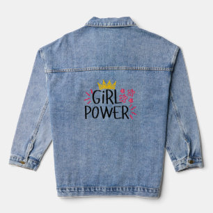 Girl Power Frauentag Jeansjacke