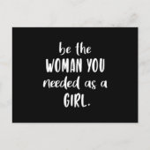 Girl-Power-Frauenweibchen Gift-Idee Postkarte (Vorderseite)