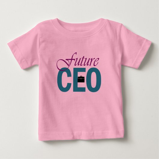 Girl Power: Future CEO Baby T-shirt (Vorderseite)