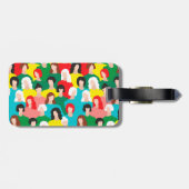 Girl-Power Gepäckanhänger (Rückseite horizontal)