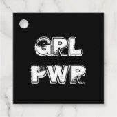 Girl-Power - Geschenkanhänger (Vorderseite)