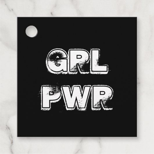 Girl-Power - Geschenkanhänger (Vorderseite)