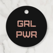 Girl-Power - Geschenkanhänger (Vorderseite)