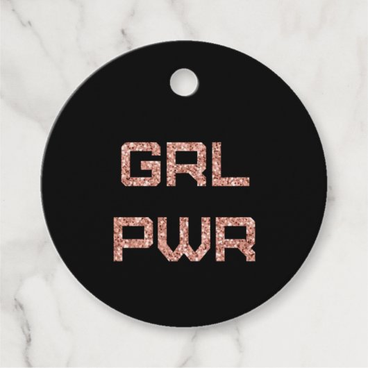 Girl-Power - Geschenkanhänger (Vorderseite)