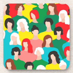 Girl-Power Getränkeuntersetzer