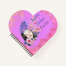 Girl Power-Glaube Hoffnung Liebe Notizbuch