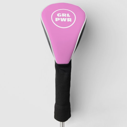 Girl-Power - Golf Headcover (Vorderseite)