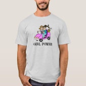 Girl Power Golf T - Shirt (Vorderseite)