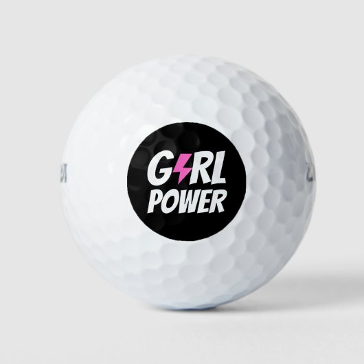 Girl Power Golfball (Vorderseite)