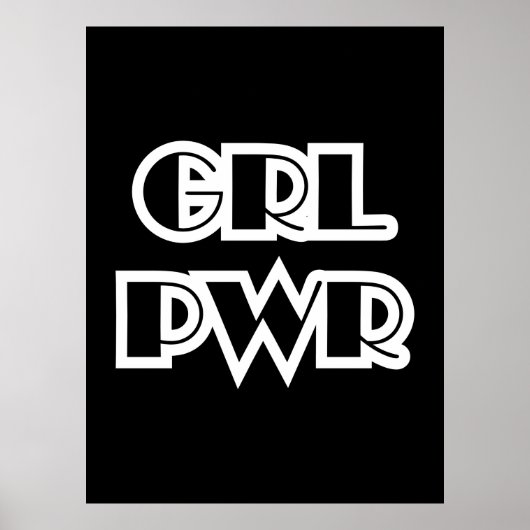 Girl-Power, Grl Pwr Poster (Vorne)