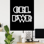 Girl-Power, Grl Pwr Poster (Heimbüro)