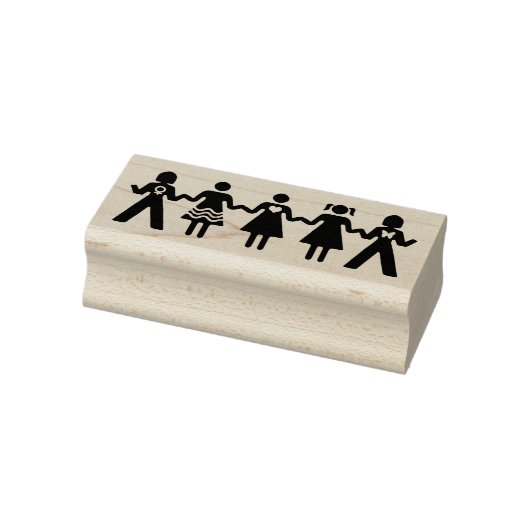 Girl-Power Gummistempel (Stempel)