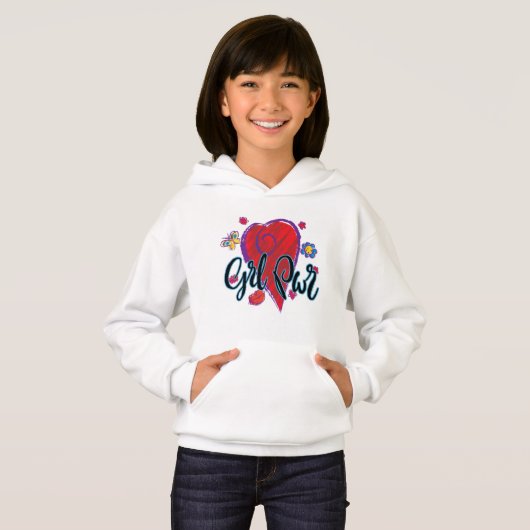 Girl-Power Hoodie (Vorne ganz)