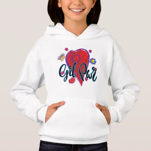 Girl-Power Hoodie (Vorderseite)