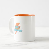 Girl-Power-Kaffeemaschine Tasse - fett & inspirier (Vorderseite Links)