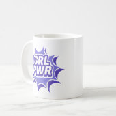Girl-Power Kaffeetasse (Vorderseite Links)