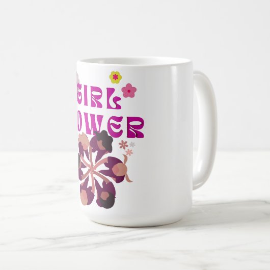 Girl-Power Kaffeetasse (VorderseiteRechts)