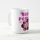 Girl-Power Kaffeetasse (Vorderseite Links)