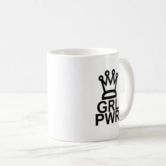 Girl-Power Kaffeetasse (VorderseiteRechts)