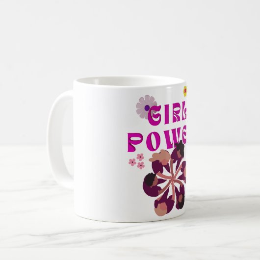 Girl-Power Kaffeetasse (Vorderseite Links)