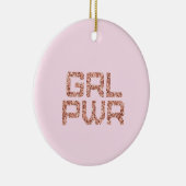 Girl-Power Keramik Ornament (Rechts)