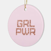 Girl-Power Keramik Ornament (Links)