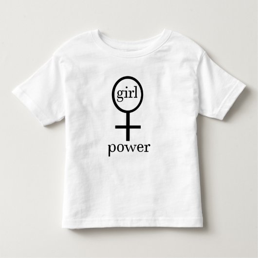Girl-Power Kleinkind T-shirt (Vorderseite)