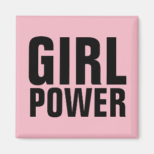 GIRL-POWER-Kühlschrankmagnet Magnet