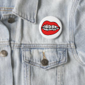 Girl Power Lips Button (Beispiel)