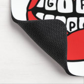 Girl Power Lips Mousepad (Ecke)