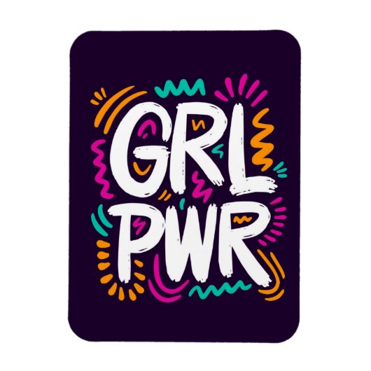 Girl-Power Magnet (Vertikal)