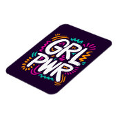 Girl-Power Magnet (Linke Seite)