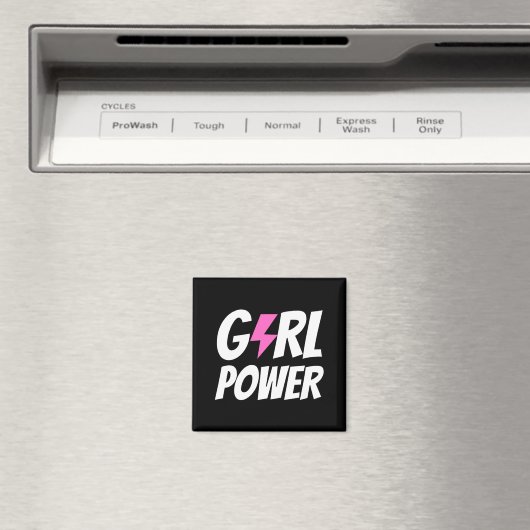 Girl-Power Magnet (In Situ (Geschirrspüler))