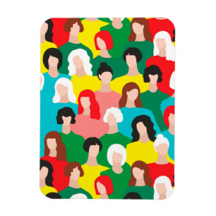 Girl-Power Magnet