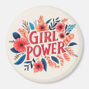 Girl-Power Magnet