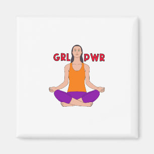 Girl-Power Magnet