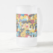 Girl-Power Mattglas Bierglas (VorderseiteRechts)