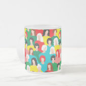 Girl-Power Mattglastasse (Vorderseite Links)