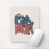 Girl-Power Mousepad (Mit Mouse)