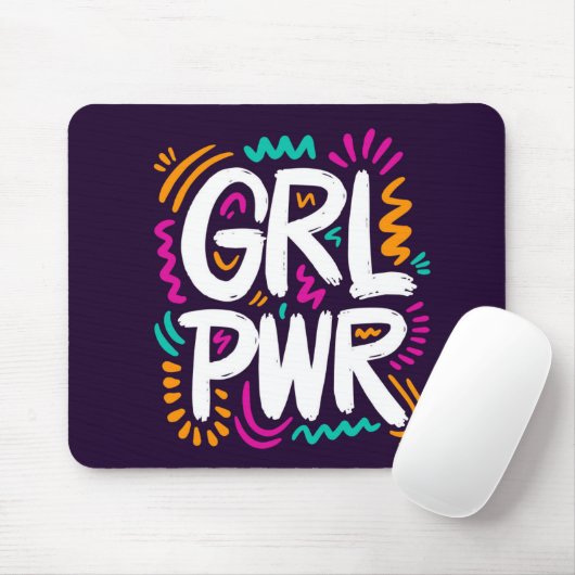 Girl-Power Mousepad (Mit Mouse)