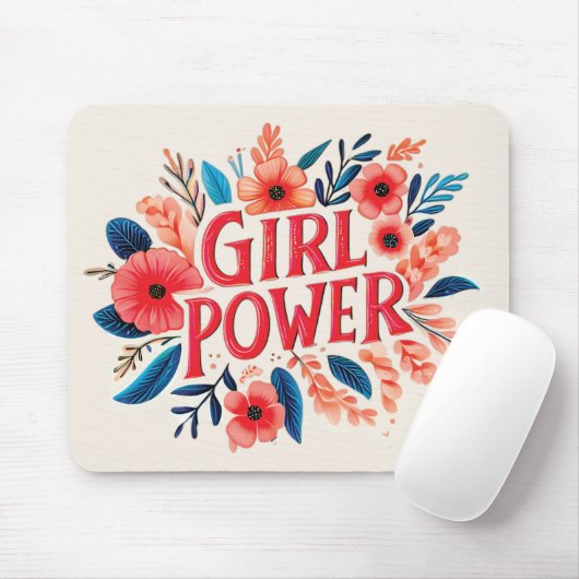 Girl-Power Mousepad (Mit Mouse)