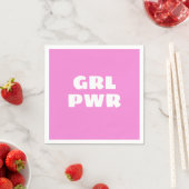 Girl Power Napkins Serviette (Beispiel)