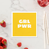 Girl Power Napkins Serviette (Beispiel)