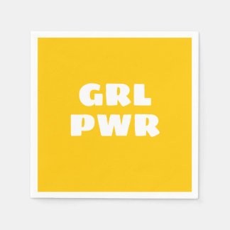 Girl Power Napkins Serviette