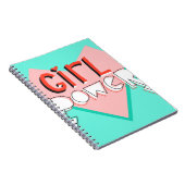 Girl-Power. Niedliches Design mit brillantem grafi Notizblock (Rechte Seite)