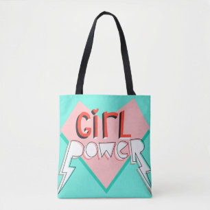 Girl-Power. Niedliches Design mit brillantem grafi Tasche