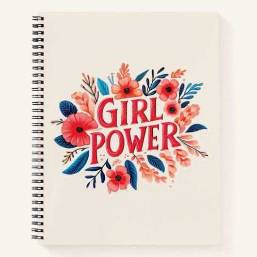 Girl-Power Notizblock (Vorderseite)