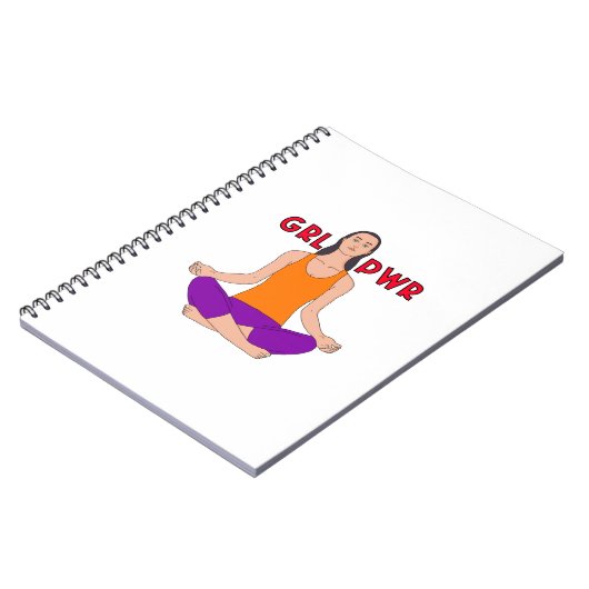 Girl-Power Notizblock (Linke Seite)