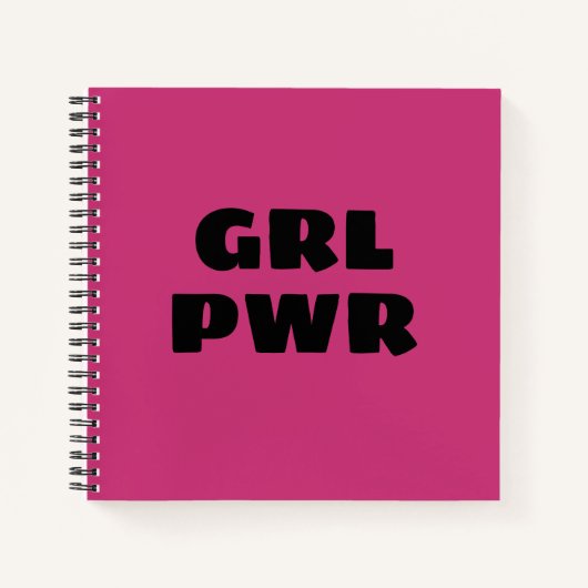 Girl-Power - Notizblock (Vorderseite)