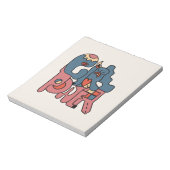 Girl-Power Notizblock (Rotiert)